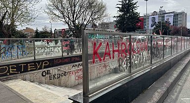 İBB protestocuları milli ve dini değerleri hiçe saydı