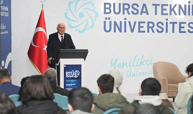 İbrahim Gülmez , BTÜ Konuşmaları'nın konuğu oldu