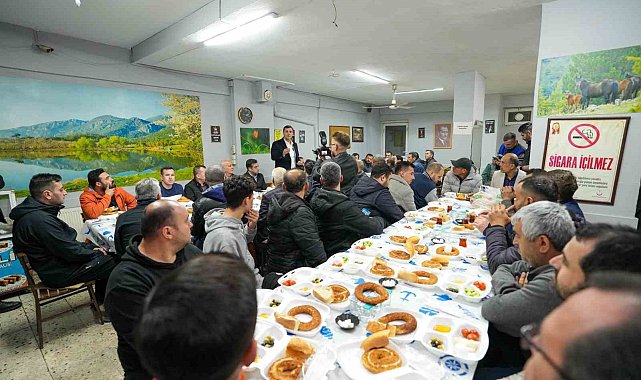 İftarı Ahmetli'de sahuru Yörüklerle yaptı