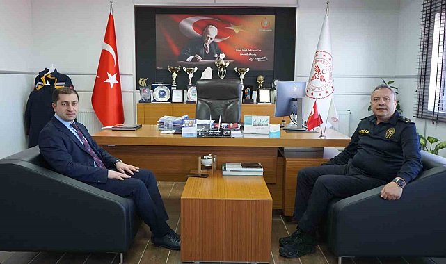 İl Emniyet Müdürü ve Sağlık İl Müdürü bir araya geldi