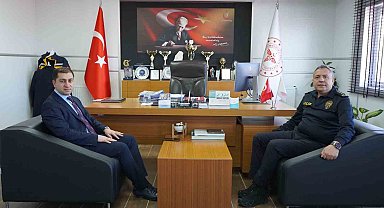 İl Emniyet Müdürü ve Sağlık İl Müdürü bir araya geldi
