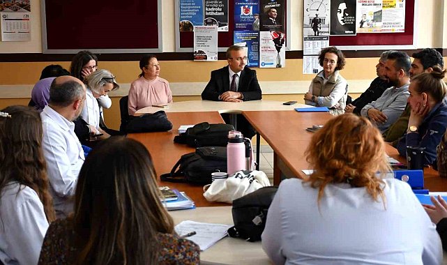 İl Milli Eğitim Müdürü Sinan Aydın okul ziyaretlerini sürdürüyor