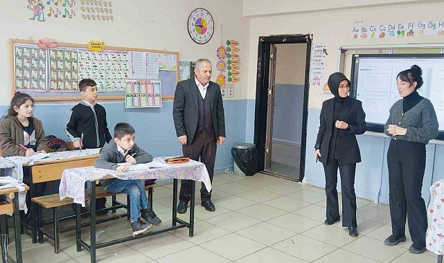 İlçe Milli Eğitim Müdürü Zeynep Oğuz Çam'dan okul ziyaretleri