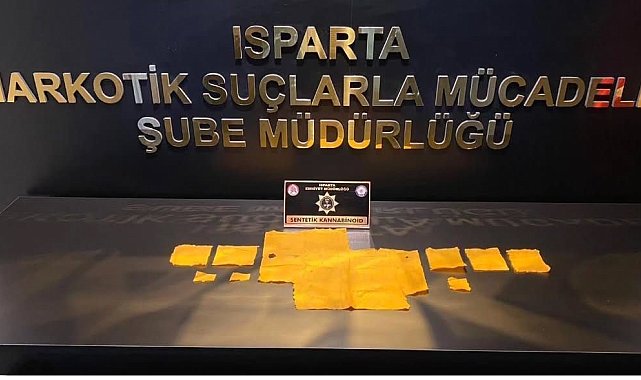 Isparta'da uyuşturucu operasyonu: 2 gözaltı
