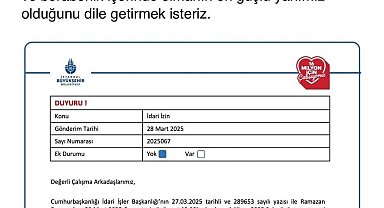 İstanbul Büyükşehir Belediyesi'nde idari izin adaletsizliği