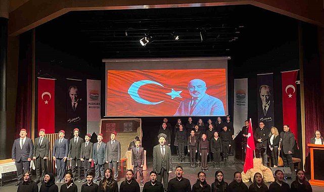 İstiklal Marşı'nın kabulü Marmaris'te kutlandı