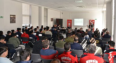 İtfaiye personeline orman yangınlarıyla mücadele eğitimi