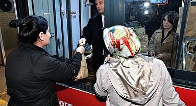 İzmir Bornova'da kumanyalar Başkan Eşki'den