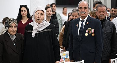 İzmir Bornova'da şehit aileleri ve gaziler için anlamlı iftar