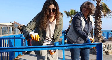 İzmir Güzelbahçe'den 'boyanı, fırçanı al gel' kampanyası