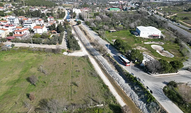 İzmir Yarımada'da dereler ıslah edildi