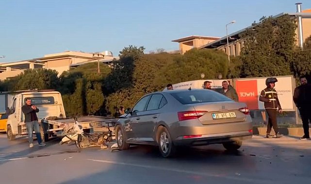 İzmir'de feci kaza: Metrelerce savrulan motosikletli hayatını kaybetti