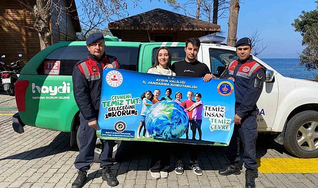 Jandarma ekipleri çevre ve doğaya dikkat çekti