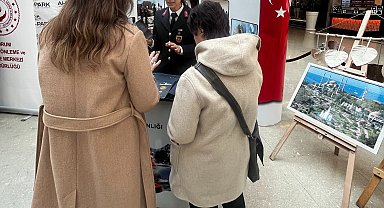 Jandarma ekiplerinden 8 Mart'ta kadına şiddetle mücadele bilgilendirmesi