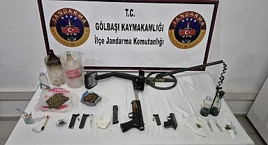 Jandarmadan uyuşturucu ve silah operasyonu
