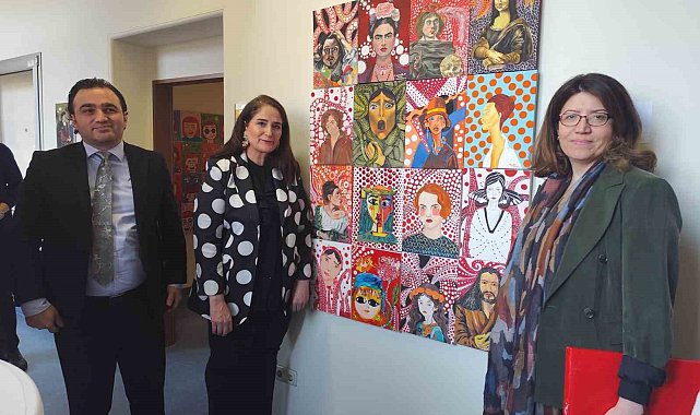 Japon sanatçı Kusama'dan ilham alarak hazırladıkları eserleriyle Bilecik'i temsil ettiler