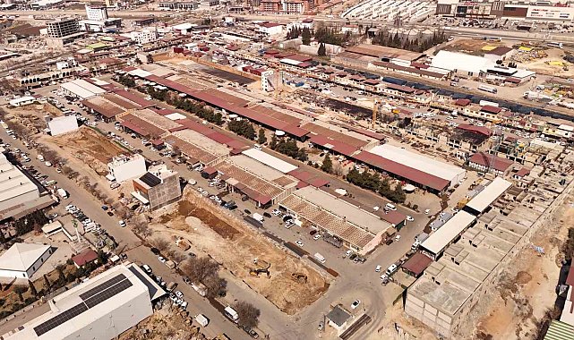 Kahramanmaraş'ta çalışmalar sürüyor: Toptancılar Sitesi hızla yapılıyor