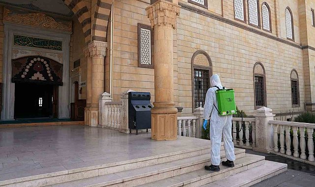 Kahramanmaraş'ta ortak alanlarda dezenfeksiyon seferberliği