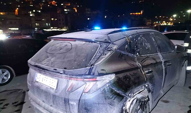 Kahramanmaraş'ta otopark yangını