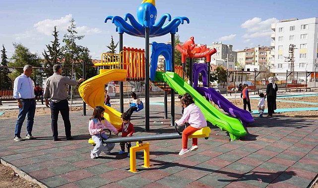 Kahta'da bayram hediyesi yeni yaşam alanları