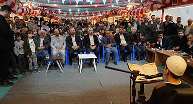 Kahta'daki Ramazan Çarşısı'nda Kur'an-ı Kerim yarışması