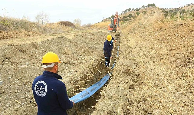 Kaklık'ta asbest borular tarihe karışıyor