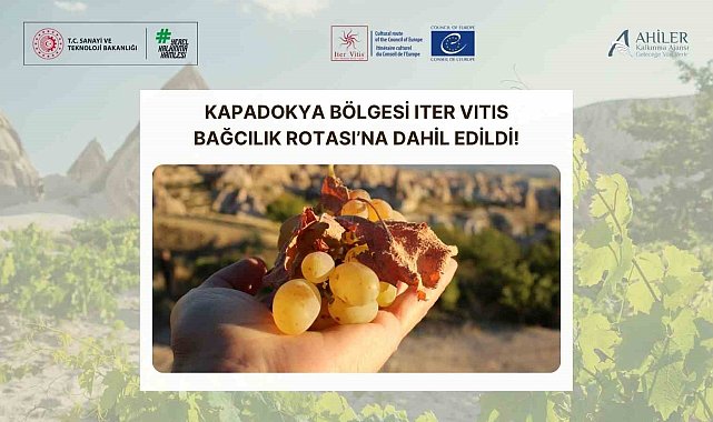 Kapadokya Bölgesi Iter Vitis Bağcılık Rotası'na dâhil edildi