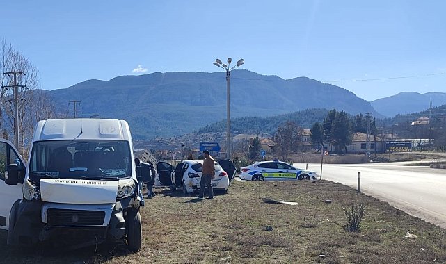 Karabük'te trafik kazalarında 6 kişi yaralandı