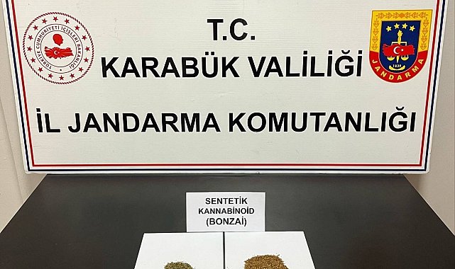 Karabük'te uyuşturucu operasyonu: 2 gözaltı