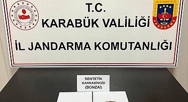 Karabük'te uyuşturucu operasyonu: 2 gözaltı
