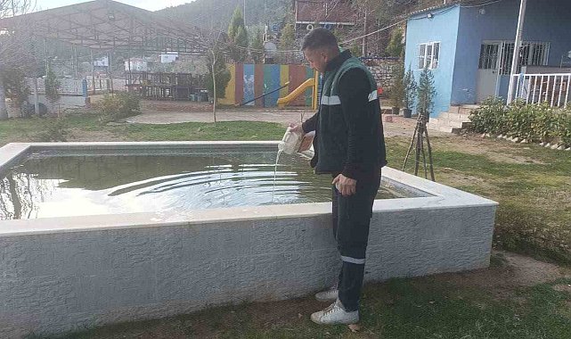 Karacasu'da sivrisinekle mücadele başladı