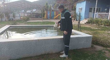 Karacasu'da sivrisinekle mücadele başladı