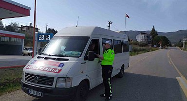 Karacasu'da sürücüler denetlendi