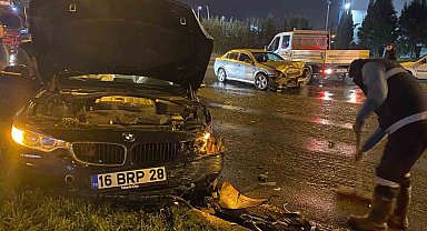 Karadeniz Ereğli'deki trafik kazasında iki kişi yaralandı