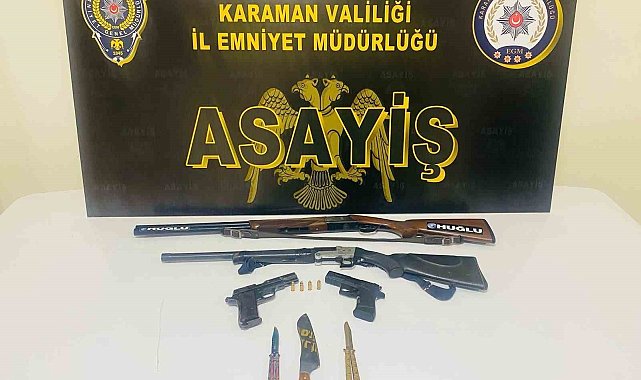 Karaman'da aranan 10 kişiden 6'sı tutuklandı