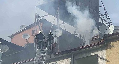 Karaman'da baca yangını korkuttu
