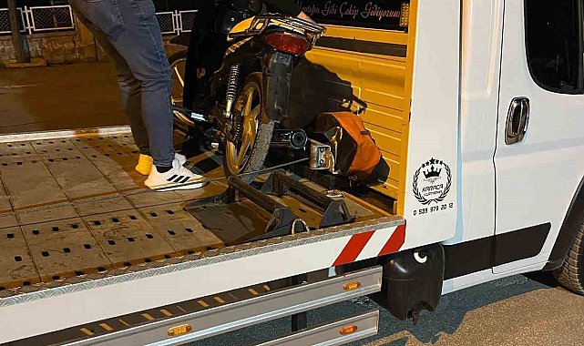 Karapınar'da motosiklet denetimleri