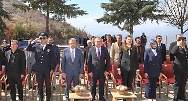 Karatepe Şehitliği'nde anma programı