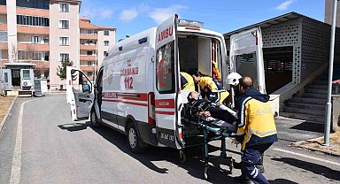 Kars Emniyet Müdürlüğü'nde nefes kesen yangın tatbikatı