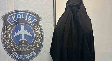 Kars'ta kadın kılığında yakalanan zanlının güvenlik kamerası görüntüleri ortaya çıktı