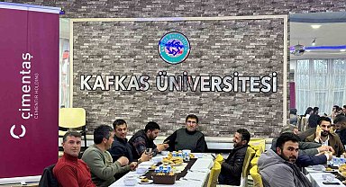 Kars'taki Çalıştaya sanayi kuruluşu Çimentaş Kars Çimento Fabrikası'ndan katkı