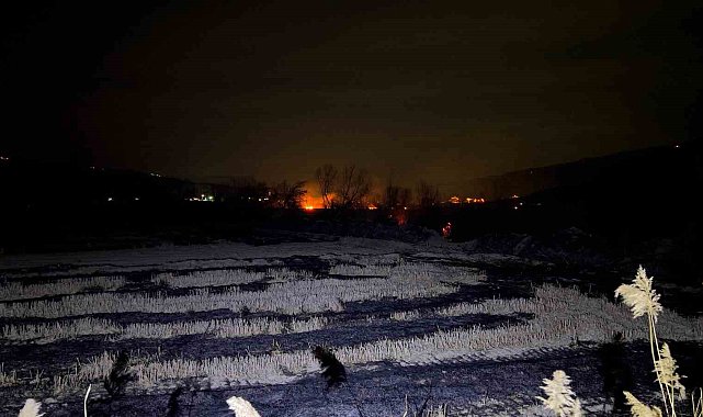 Kastamonu'da arazi yangını