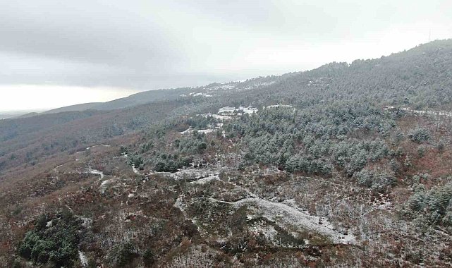 Kastamonu'da sonbahar ve kış aynı karede yer aldı
