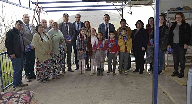 Kaymakam Ateş şehit ailelerine misafir oldu