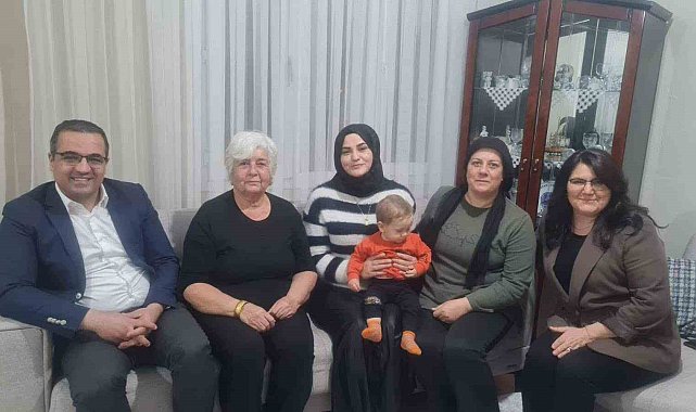 Kaymakam Dalak'tan şehit kızı ve gaziye ziyaret