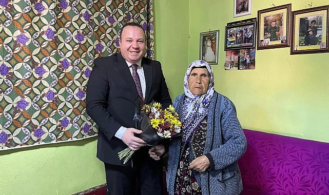 Kaymakam Eser, 8 Mart'ta şehit annelerini unutmadı