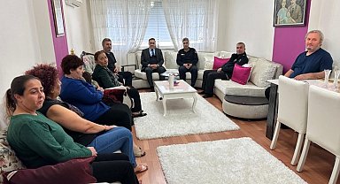 Kaymakam İlyas Memiş şehit ailelerini ziyaret etti