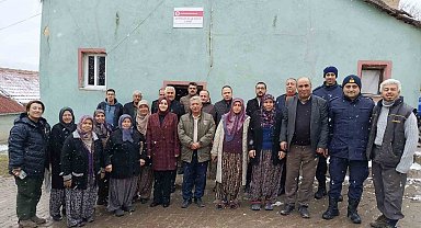 Kaymakam köy sakinleri ile bir araya geldi