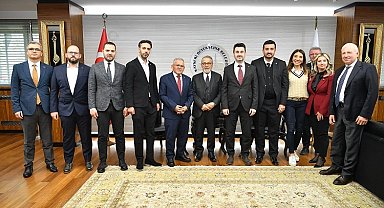 Kayseri Büyükşehir Prof. Dr. Naci Görür'ü ağırladı