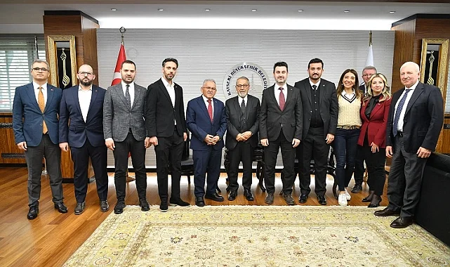Kayseri Büyükşehir Prof. Dr. Naci Görür'ü ağırladı